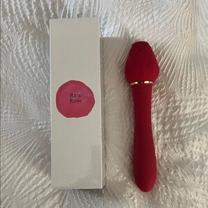 Red Silicone Rose-Shaped Body & Bath Massager
Brand New in box sealed
